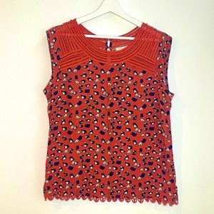 Meadow Rue, Anthropologie. Like new. Bird print. Size L